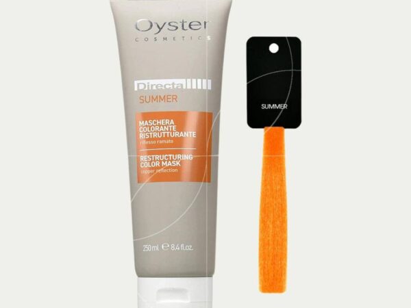 Тонуюча маска для волосся Мідна Oyster Directa Crazy Restructuring Color Mask SUMMER 250 ml.
