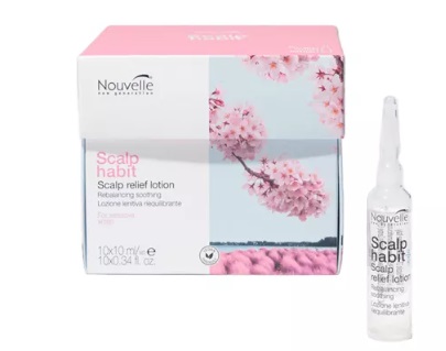 Лосьйон Nouvelle Scalp Relief Lotion заспокійливий для чутливої шкіри голови в ампулах 10*10 мл