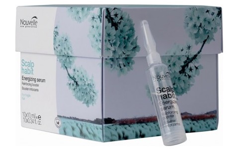 Сироватка зміцнююча для ламкого волосся Nouvelle Scalp Habit Energizing Serum в ампулах 10*10 мл