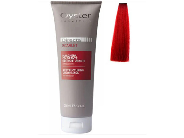 Тонуюча маска для волосся Червона Oyster Directa Crazy Restructuring Color Mask SCARLET 250 ml.