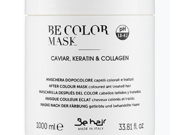Маска після фарбування з кератином і колагеном BeHair  Be-color,1000 мл.